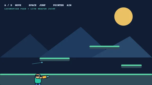 Live-Rig Platformer — opening scene