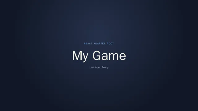React/UI — opening scene